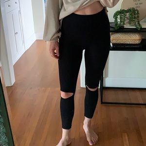 Free People Movement ribbed leggings